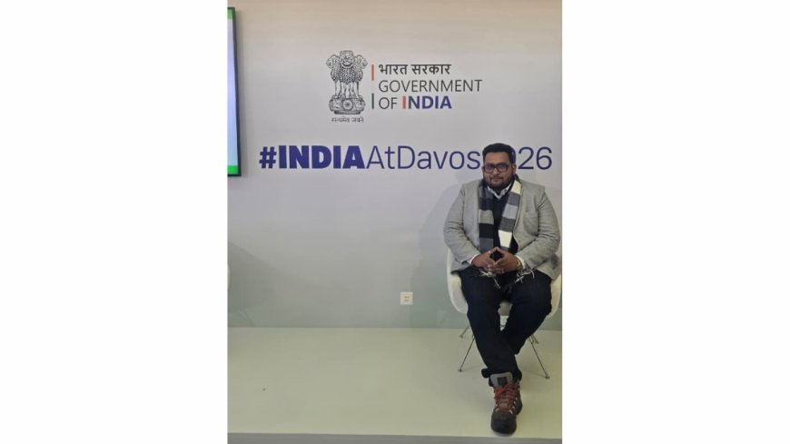 Dhruv Pandit represented India at WEF 2026 in Davos: Gujarat’s youngest cybersecurity entrepreneur
