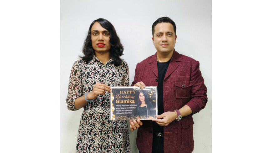 Manobal Maharathi Glamika Celebrates Her Birthday with Dr. Vivek Bindra and Deepak Bajaj