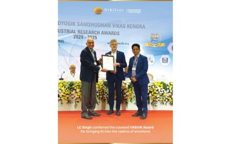 Nihilent’s Founder and Executive Chairman, L.C. Singh, Honoured with Prestigious VASVIK Industrial Research Award for Pioneering AI Innovation