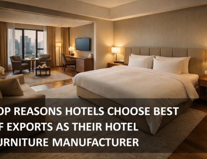 Top Reasons Hotels Choose Best of Exports as Their Hotel Furniture Manufacturer