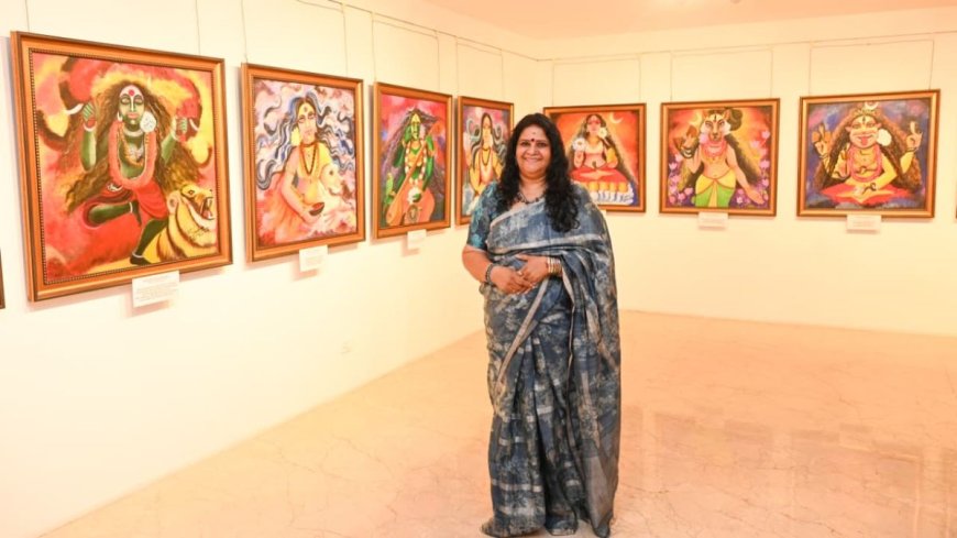 Chennai-Based Artist Beena Unnikrishnan Brings Her Travelling Solo Exhibition ‘Ekaa – The One’ to Mumbai, Celebrating the 64 Yoginis Through Art
