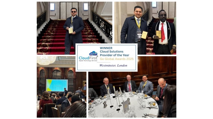 CloudFirst Technology Wins ‘Cloud Solutions Provider of the Year’ at Go Global Awards 2025