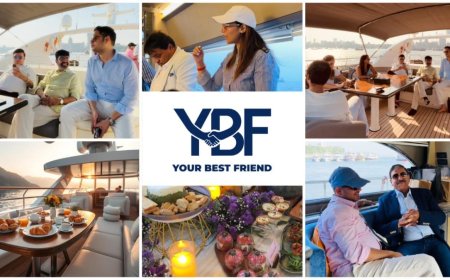Entrepreneurs Gather for a Luxury Networking Sundowner on a Ferretti 880 Yacht in Mumbai