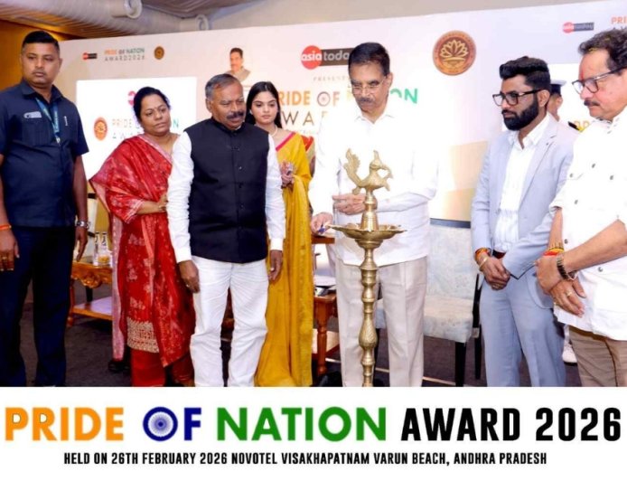 Asia Today Media celebrated excellence at the Pride of Nation Award 2026 on February 26 at Novotel Visakhapatnam, honoring achievers from diverse fields.