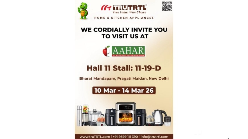 Meet Mr. Tru from truTRTL Home Appliances at AAHAR 2026 as the Brand Expands Its Appliance Ecosystem