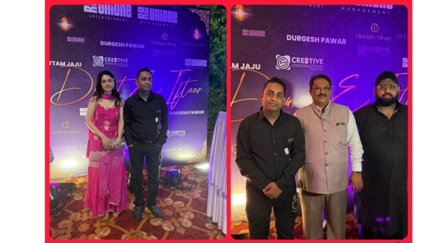 Grand Dawat-E-Iftaar Hosted by Durgesh Pawar, Uttam Jaju and Organised by Hamza Shaikh of Re Unione Entertainment at Celebration Club.