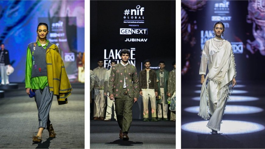 Three Designers, One Defining Moment: NIF Global Presents GENNEXT at Lakmé Fashion Week in Partnership with FDCI