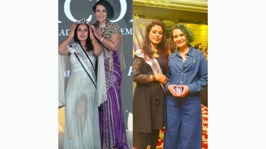 Sushma Verma won the title of VG Global Icon West Bengal Queen 2026