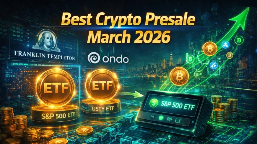 Best Crypto Presale March 2026: Traditional Finance Is Going On-Chain, and Deepsnitch AI Could Be the 300X Opportunity About To Pass You By