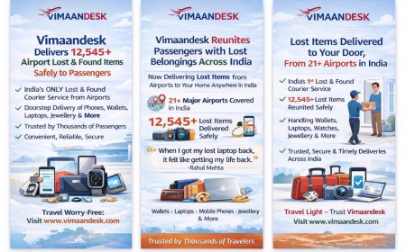 Vimaandesk Eases Travel Woes with Lost and Found Courier Service, Reunites Over 12,500 Missing Items Across India
