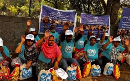 Human Rights Commission for the United Nations Conducts Humanitarian Drive in Rohini, New Delhi