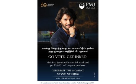 PMJ Jewels Successfully Completed Its “Go Vote, Get Inked” Offer to Celebrate Democracy in Tamil Nadu Elections