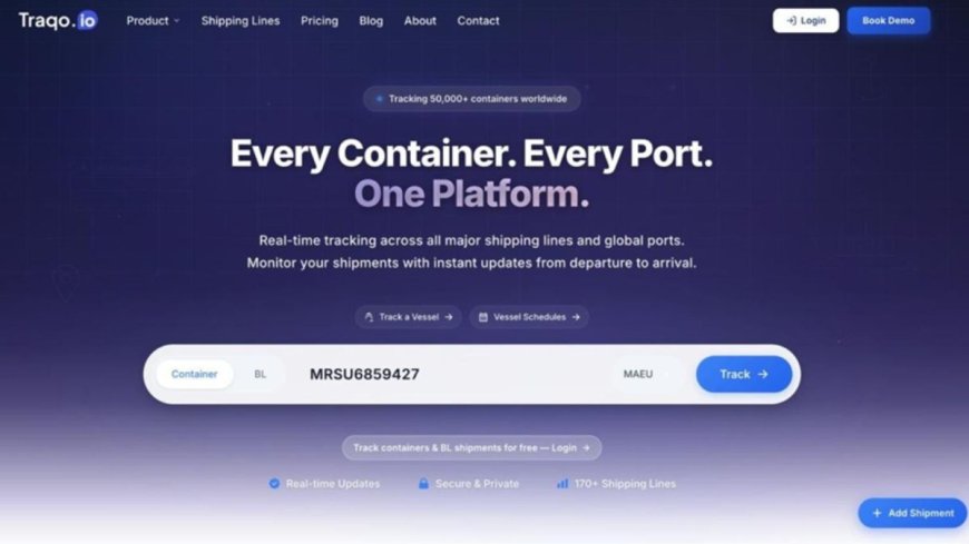 Traqo Launches AI-Powered Container Tracking for Export and Import Operators