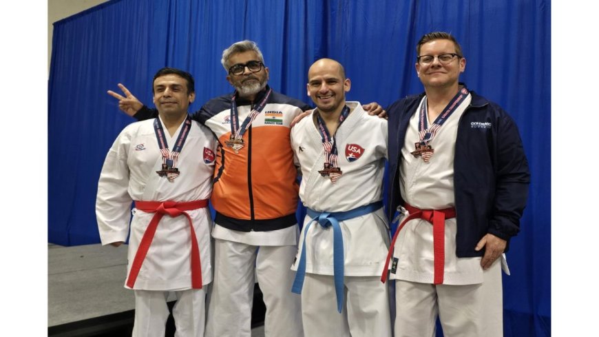 Indian Martial Artist Yashpal Singh Kalsi Clinches Gold at US Open Karate Championship Despite Injury and Illness